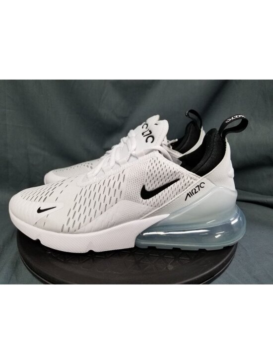 Nike Air Max 270 White Black Mens AH8050 100 Size 13 NEW NO BOX! main image 9